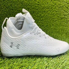 Under Armour Spotlight Lux MC 2.0 Mens Size 10 White Running Football Cleats