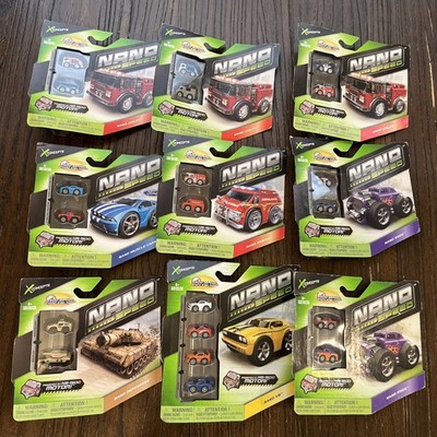 XConcepts Nano Speed Pull Back Car Lot Micro Machines V8 Rescue Utility Rods ++