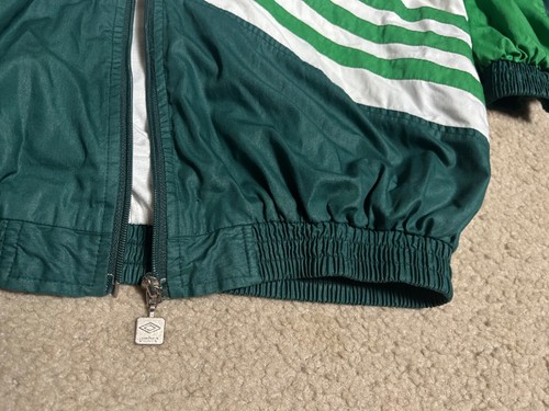CHAQUETA DE PISTA DE FÚTBOL DE ENTRENAMIENTO CELTA 1991 1992 Umbro PEQUEÑA Para hombres Cremallera De Colección - Imagen 10 de 21