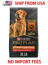 Purina Pro Plan Adult Shredded Blend Beef  Rice Formula Dry Dog Food, 35-lb bag