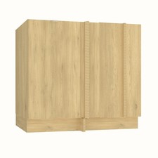 Modulare Küche Eiche Cremona Beige MDF Fronten Küchenschränke frei wählbar