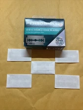 5 Double Edge Razor Blades, Personna GEM HI-Japanese Steel