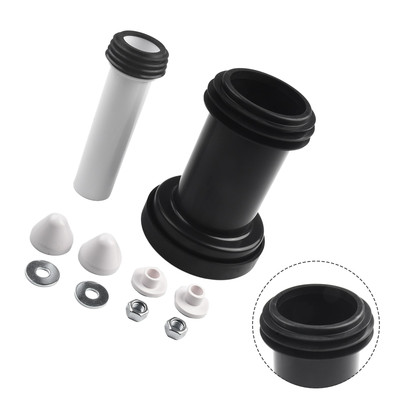 Neu Dauerhaft Anschlussrohrset Badezimmer Widgets Satin Seidenmatt Verchromt