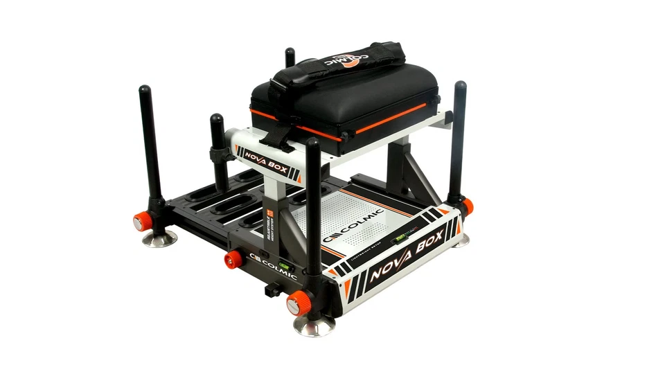 Paniere Colmic  SEATBOX NOVA BOX panchetto seduta sgabello pesca gambe ø36mm - Immagine 2 di 4