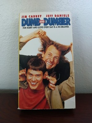 Vintage 1995 Dumb and Dumber VHS Jim Carrey, Jeff Daniels Comedy Classic