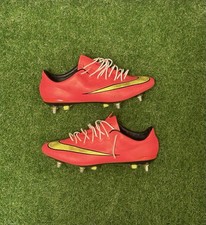 Nike Mercurial Vapor X Red Football Cleats Boots World Cup 2014 US8.5 UK7.5
