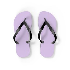 Light Purple Flip Flops Mens Womens Soft Cushioned Summer Sandals