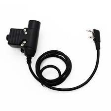 U94 PTT Adapter For REAL STEAL RS Headsets For KENWOOD Plug Replace Parts