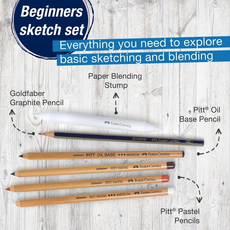 Classic Sketch Set Art Pencils Beginners Adults Drawing Shading Sketching New - Image 3 of 4