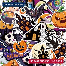 Halloween Decorations - 100 PCS Halloween Stickers  Halloween Party Favors - Ha