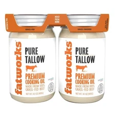 Fatworks Grass-Fed Beef Tallow, 14.1 Ounce (Pack of 2)
