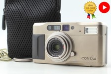 Read N MINT w/ Data Back Contax TVS Point  Shoot 35mm Film Camera From JAPAN