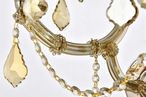 Elegant Lighting Maria Theresa 27" 7 Light Royal Crystal Wall Sconce - Picture 3 of 9