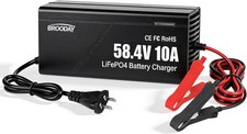 48V 10A Lifepo4 Battery Charger, 58.4V Lithium Battery Charger, Fast Charging, O