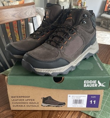 Eddie Bauer Bonham Mens Outdoor Boot Black Waterproof Hiking Size‎ 12 New Eddie Bauer Ascend Mid Hiking Boots (For Men) - Save 59% main image 4