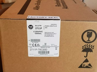 Allen Bradley 2711P-T6C20D /C PanelView Plus 600 5.5'' Color/Touch DC Terminal