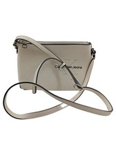 Borsa a tracolla Calvin Klein Jeans donna beige crossbody bag logo poliuretano