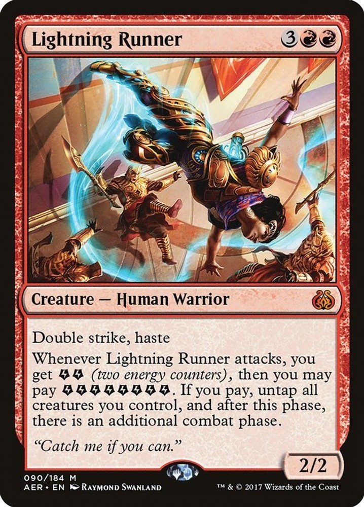Lightning Runner - 90 - NM - Aether Revolt