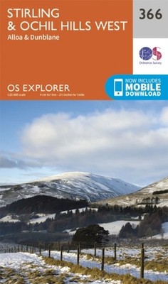 EXP 366 STIRLING AND OCHIL HILLS WEST by Ordnance Survey Map Self Help Business