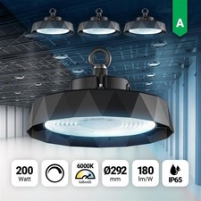 Xtend 4x LED Hallenstrahler 6000K 200W Highbay dimmbar 180lm Ufo IP65
