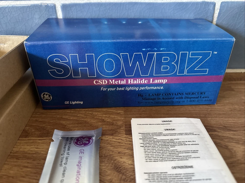 CSD 250/2 SE lamp 27817, GY9.5 Metal Halide Lamp Bulb, GE Showbiz Lighting (B1) - Image 2 of 4