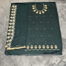 Punjabi, Indian Suit, Dress, Dark Green, Hand Embroidery, High Quality NWT 