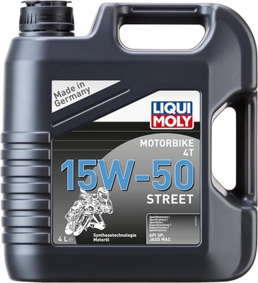 LIQUI MOLY Motorbike 4T 15W-50 Street 4 L Motorrad 4 Takt Motoröl