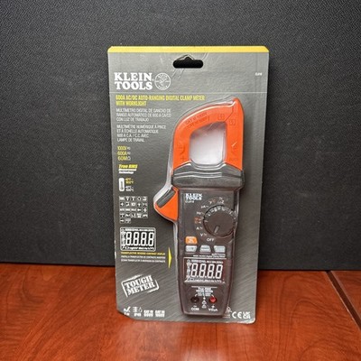 KLEIN CL810 600A AC/DC AUTO-RANGING DIGITAL PRO CLAMP METER WITH WORKLIGHT (4486