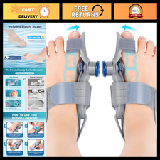 2PCS Adjustable Bunion Corrector for Pain Relief, Toe Alignment, Hallux Valgus F