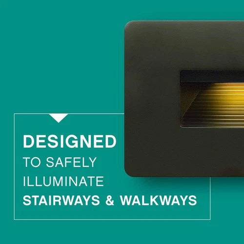 Hinkley Landscape Luna LED 2700K Step Light 12V Horizontal 4" Bronze - Picture 5 of 10