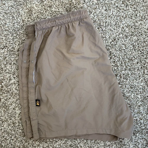 Vintage REI Tan Hiking Shorts Women’s Large USA Made Outdoor Gear Chore Workwear