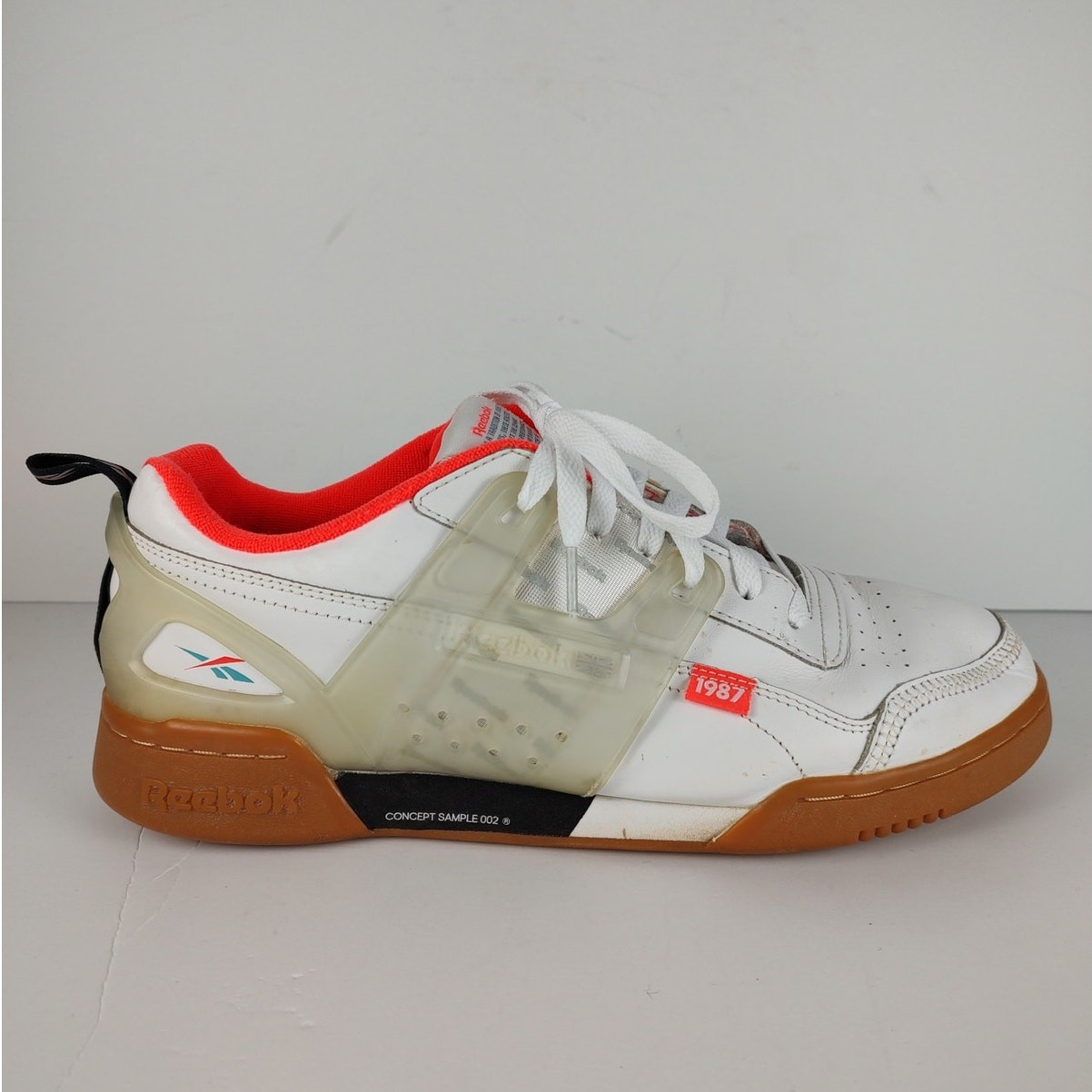 Reebok Workout Plus DV5243 Mens White Leather Sneakers Size 10