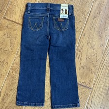 NEW Wrangler Stitched Bootcut Jeans Girls 4T Western Cowgirl Rodeo