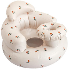 Inflatable Baby Seat for Baby 6-36 Months, Inflatable Chair with Tray, Blow up C