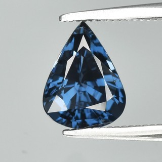 💎 1.12ct 7.5x5.8mm VS Pear Natural Royal Ink Blue Spinel Gorgeous Burma Gem
