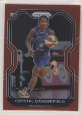 2021 Panini Prizm WNBA Red Prizm 44/299 Crystal Dangerfield #41 0vv