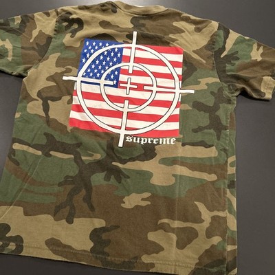 Supreme Target Tee Camo Large | eBay