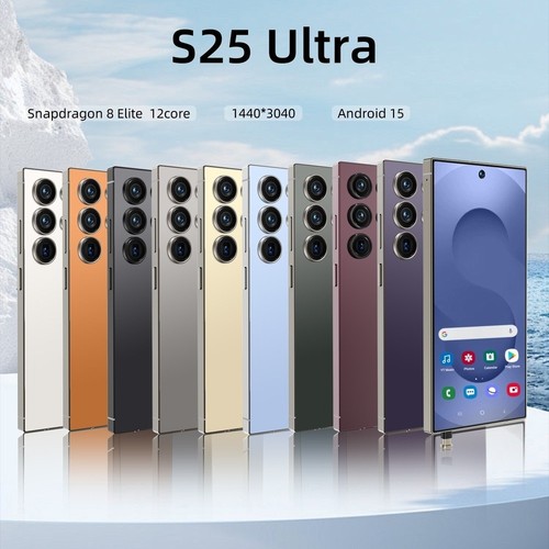 NEW Unlocked S25 Ultra 7.3” 5G Smartphone Android 15 Dual SIM 8000mAh CellPhone - Picture 2 of 22