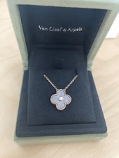 Van Cleef & Arpels  Vintage Alhambra Limited 2023 Diamond Necklace 18K Pink Gold