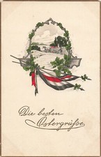 Die besten Ostergrüße mit Reichsfahne Patri...
