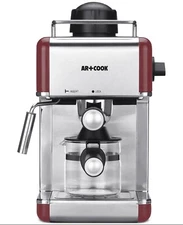 Art & Cook Compact Espresso Machine with Stem Wand