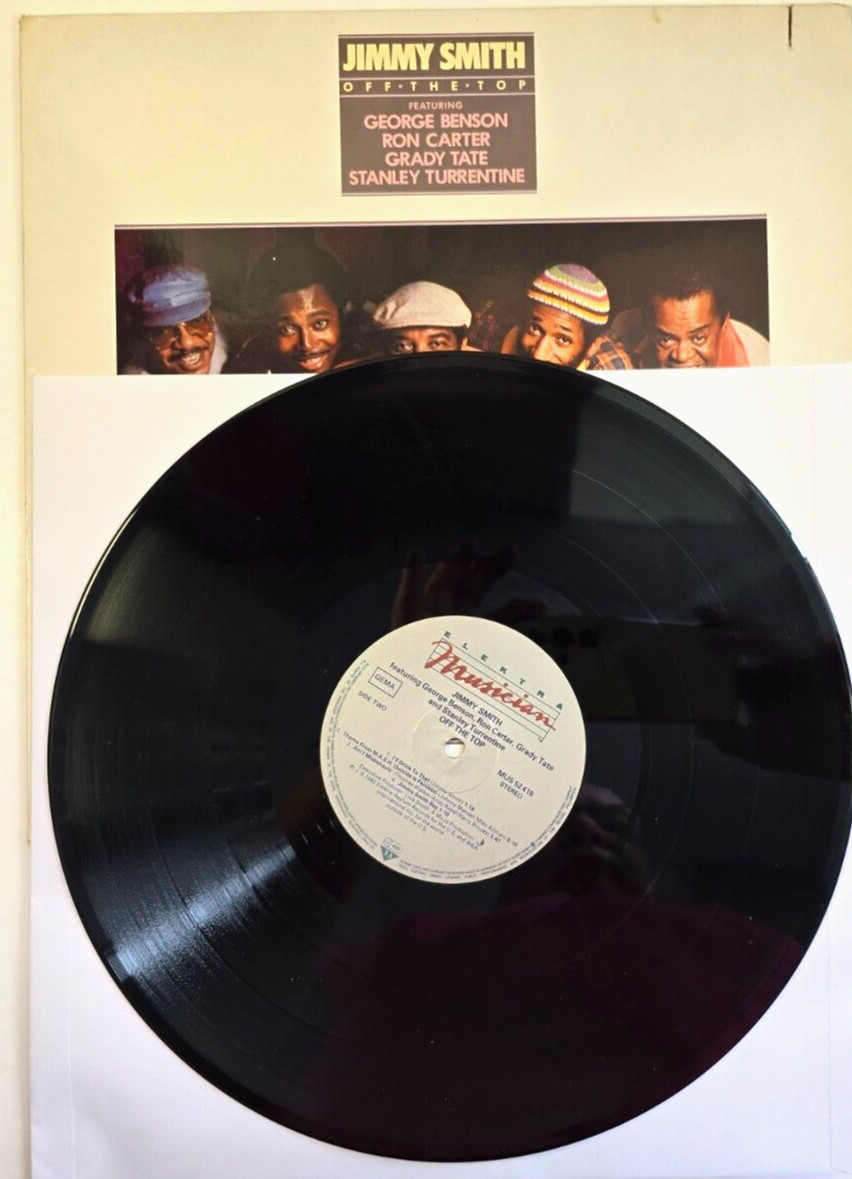 Jimmy Smith - Off The Top LP Album vinyl record 1982 Jazz Hard Bop