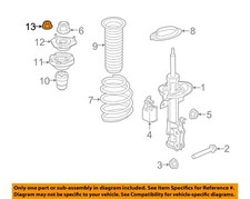 FORD OEM 14-23 EcoSport Struts Components-Strut Mount Nut W715846S440