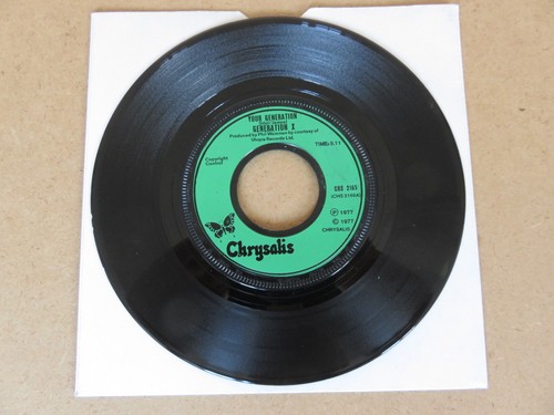 GENERATION X Your Generation / Day By Day 7" RARE MISPRESSED LABELS COPY CHS2165 - 第 1/4 張圖片