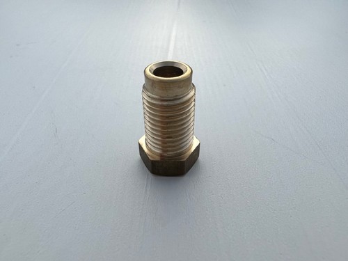 10 Imperial Brake Pipe Fittings Unions 3/8" UNF x 24Tpi Male Long For 3/16" Pipe - Picture 9 of 12