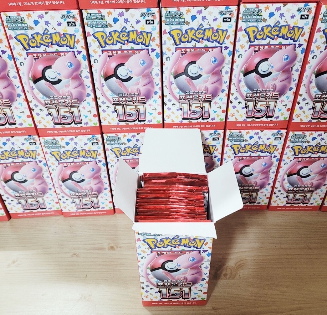 Pokemon Cards 151 Booster Box, Korean Version, | Ubuy
