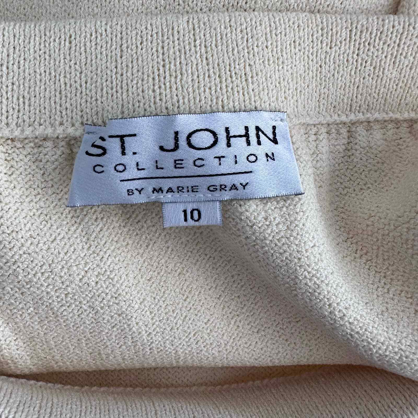 St. John collection santana knit button front two… - image 14