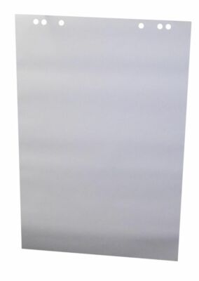 5 x Flipchartblock Flipchartpapier blanko