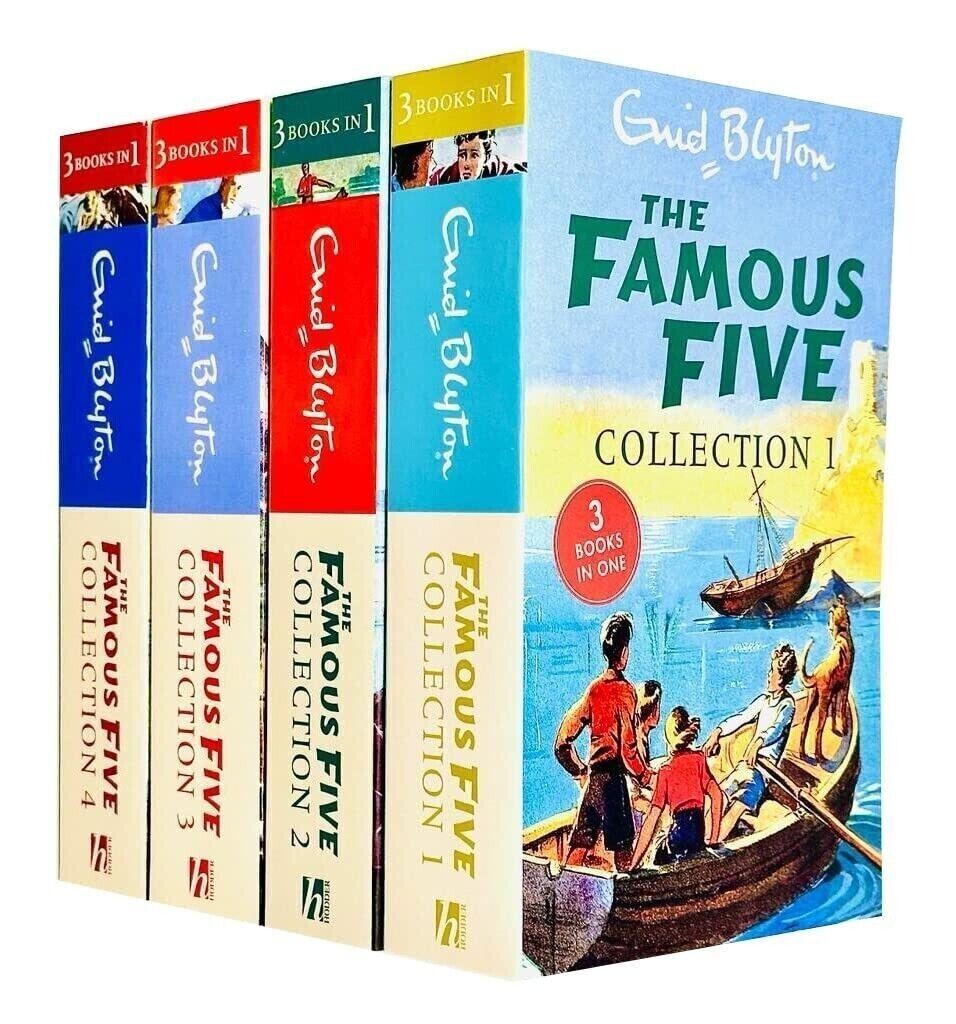B&Q -  Enid Blyton The Famous Five 4 Book Set 12 Story Collection - Image 6