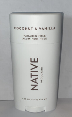 NEW Native Sensitive Deodorant ~ Coconut & Vanilla ~ 2.65 oz ~ Aluminum-Free
